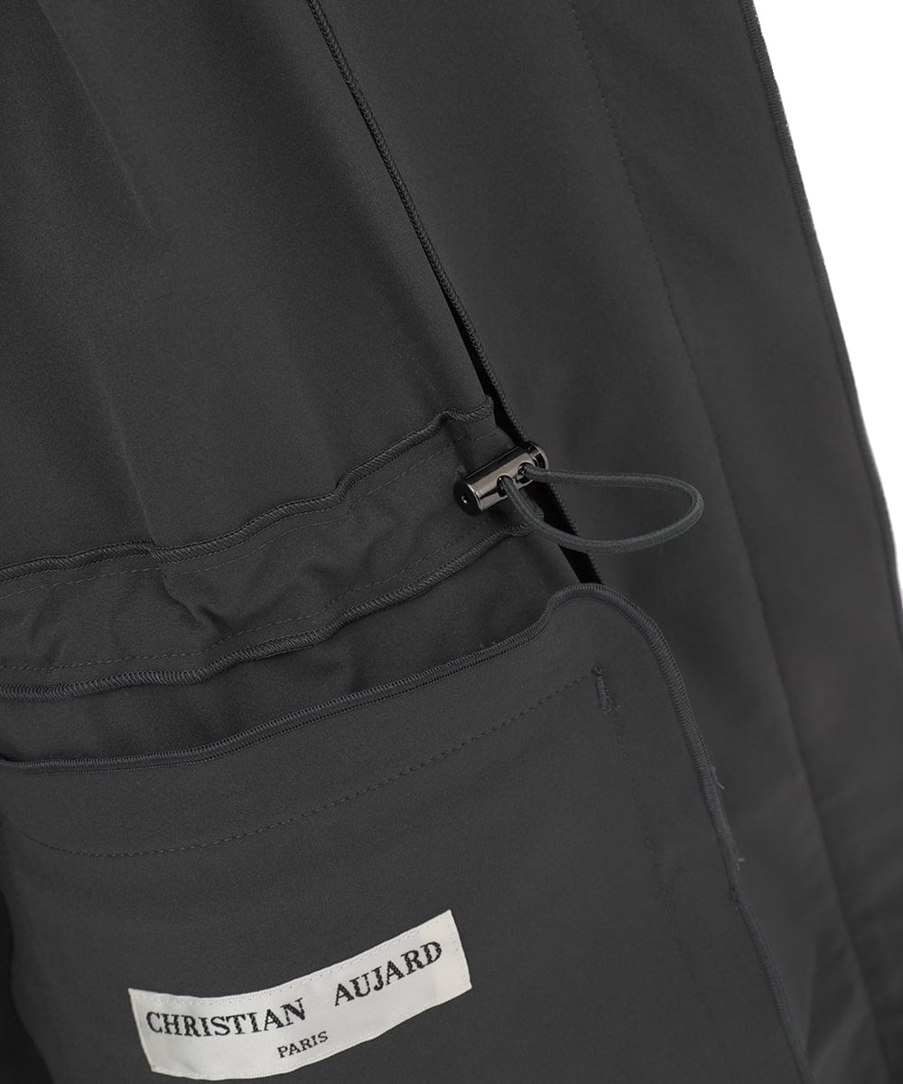 PYJEE16490 CHRISTIAN AUJARD(小さいサイズ)(メゾン ドゥ サンク) [軽い]タフタジップジャケット ライトグレー