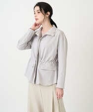 PYJEE16490 CHRISTIAN AUJARD(小さいサイズ)(メゾン ドゥ サンク) [軽い]タフタジップジャケット ライトグレー