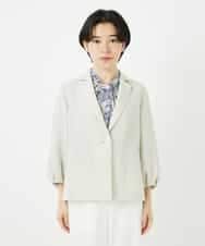 PYJGA33500 CHRISTIAN AUJARD(小さいサイズ)(メゾン ドゥ サンク) [接触冷感･吸水速乾]タックスリーブジャケット ベージュ