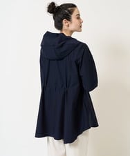 PYJGB25450 CHRISTIAN AUJARD(小さいサイズ)(メゾン ドゥ サンク) [軽量･撥水･通気性]テントラインフーテッド羽織 ライトブラウン