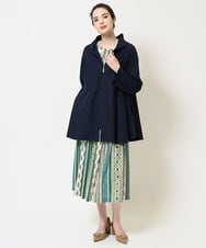 PYJGB25450 CHRISTIAN AUJARD(小さいサイズ)(メゾン ドゥ サンク) [軽量･撥水･通気性]テントラインフーテッド羽織 ライトブラウン