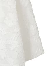 PYJGD20590 CHRISTIAN AUJARD(小さいサイズ)(メゾン ドゥ サンク) フラワーカットジャカードジャケット ホワイト