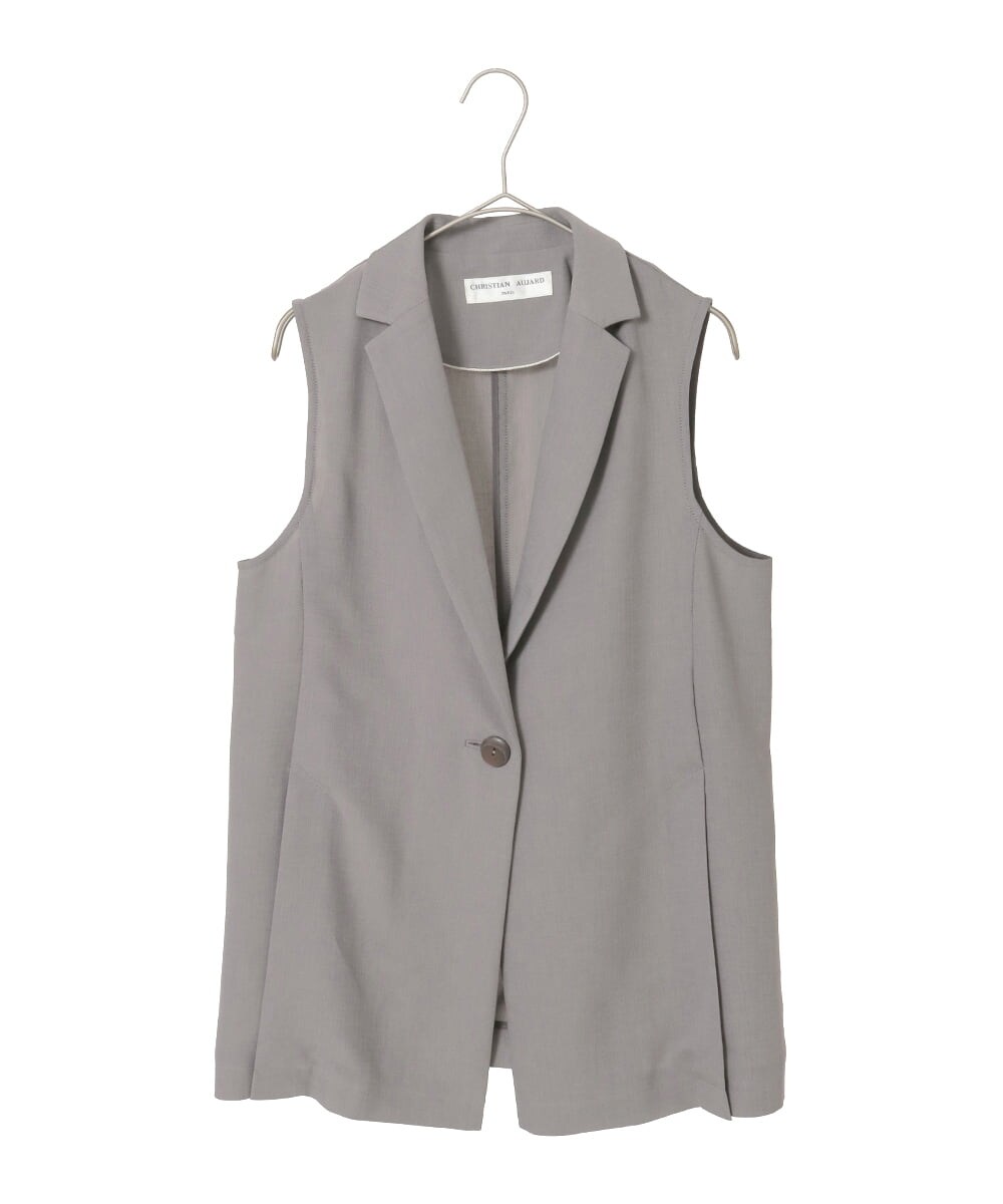 PYJGD21430 CHRISTIAN AUJARD(小さいサイズ)(メゾン ドゥ サンク) [セットアップ対応/速乾性]テーラードジレ ベージュ