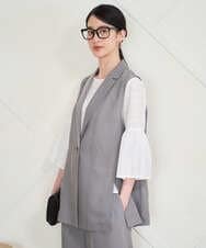 PYJGD21430 CHRISTIAN AUJARD(小さいサイズ)(メゾン ドゥ サンク) [セットアップ対応/速乾性]テーラードジレ ベージュ