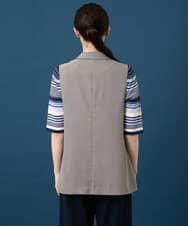 PYJGD21430 CHRISTIAN AUJARD(小さいサイズ)(メゾン ドゥ サンク) [速乾性]テーラードジレ ベージュ