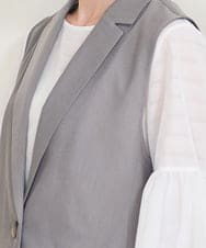 PYJGD21430 CHRISTIAN AUJARD(小さいサイズ)(メゾン ドゥ サンク) [セットアップ対応/速乾性]テーラードジレ ベージュ