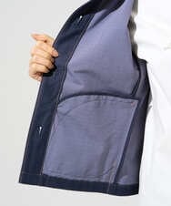 PYJGE07470 CHRISTIAN AUJARD(小さいサイズ)(メゾン ドゥ サンク) [セットアップ対応]ジャージーデニムジャケット ネイビー