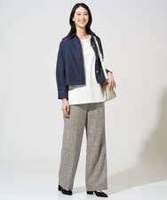 PYJGE07470 CHRISTIAN AUJARD(小さいサイズ)(メゾン ドゥ サンク) [セットアップ対応]ジャージーデニムジャケット ネイビー