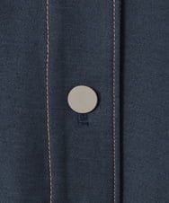 PYJGE07470 CHRISTIAN AUJARD(小さいサイズ)(メゾン ドゥ サンク) [セットアップ対応]ジャージーデニムジャケット ネイビー