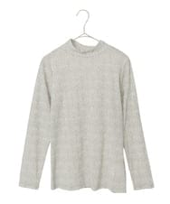 PYKAE07290 CHRISTIAN AUJARD(小さいサイズ)(メゾン ドゥ サンク) フロッキープリントカットソー ネイビー