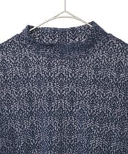 PYKAE07290 CHRISTIAN AUJARD(小さいサイズ)(メゾン ドゥ サンク) フロッキープリントカットソー ネイビー