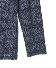 PYKAE07290 CHRISTIAN AUJARD(小さいサイズ)(メゾン ドゥ サンク) フロッキープリントカットソー ネイビー