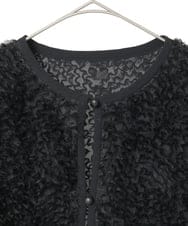 PYKAE11330 CHRISTIAN AUJARD(小さいサイズ)(メゾン ドゥ サンク) チュール刺繍羽織 アイボリー