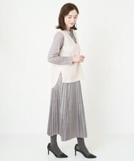 PYKAW36330 CHRISTIAN AUJARD(小さいサイズ)(メゾン ドゥ サンク) パターンロゴプリントカットソー ラベンダー系