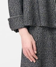 PYKCD09540 CHRISTIAN AUJARD(小さいサイズ)(メゾン ドゥ サンク) [セットアップ対応]ラメジャージー羽織 ブラック