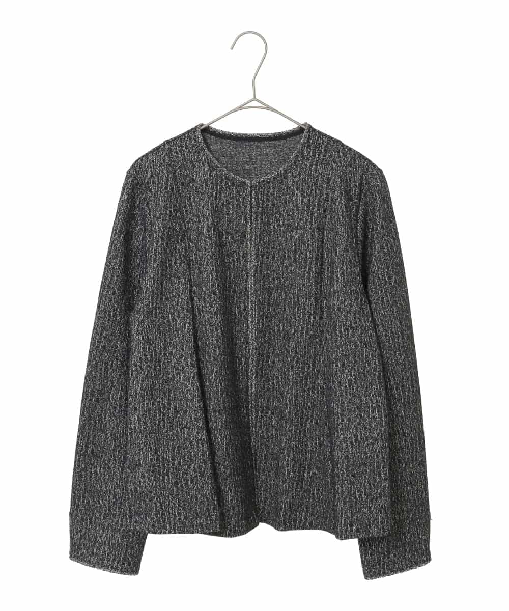 PYKCD09540 CHRISTIAN AUJARD(小さいサイズ)(メゾン ドゥ サンク) [セットアップ対応]ラメジャージー羽織 ブラック