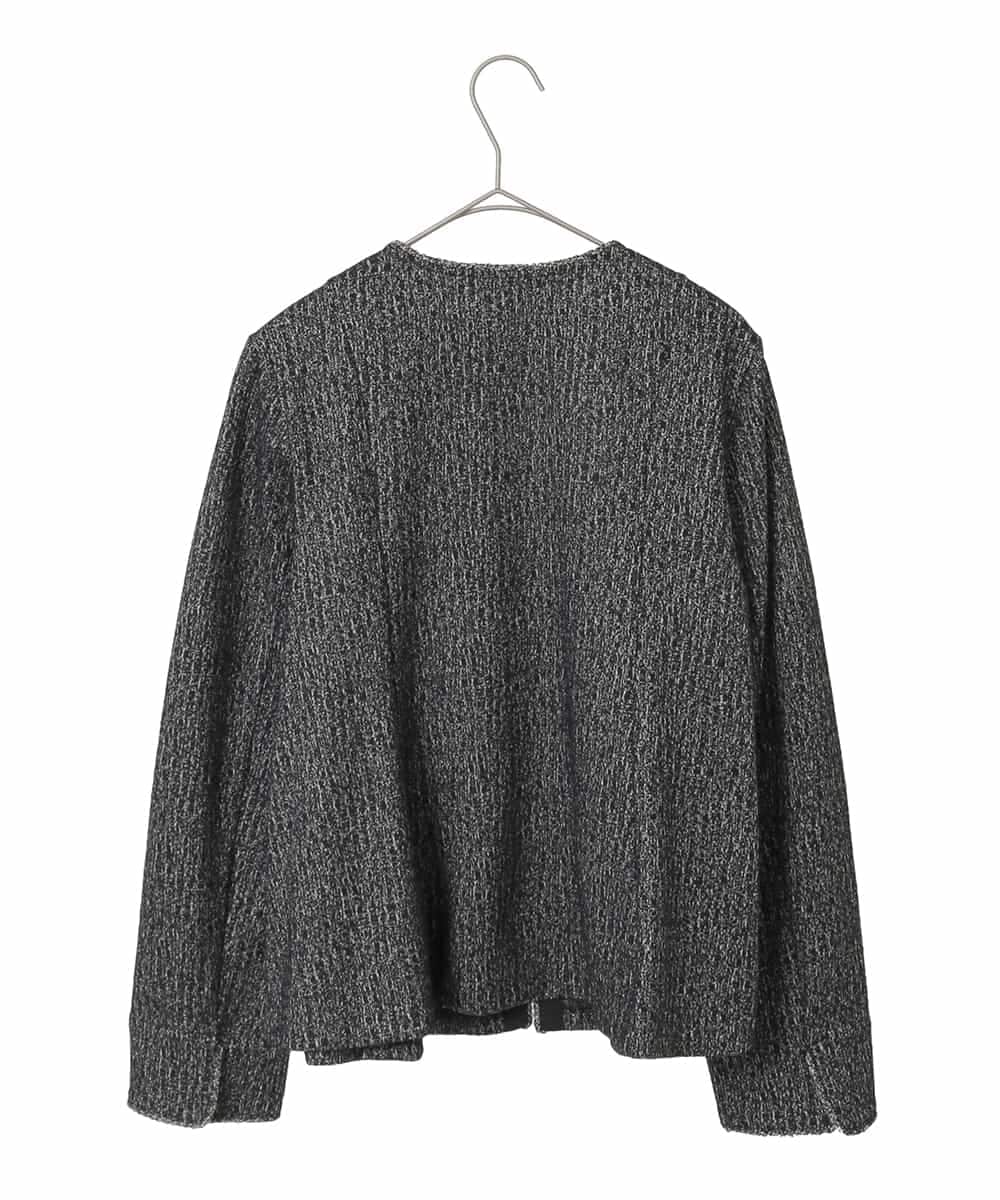 PYKCD09540 CHRISTIAN AUJARD(小さいサイズ)(メゾン ドゥ サンク) [セットアップ対応]ラメジャージー羽織 ブラック