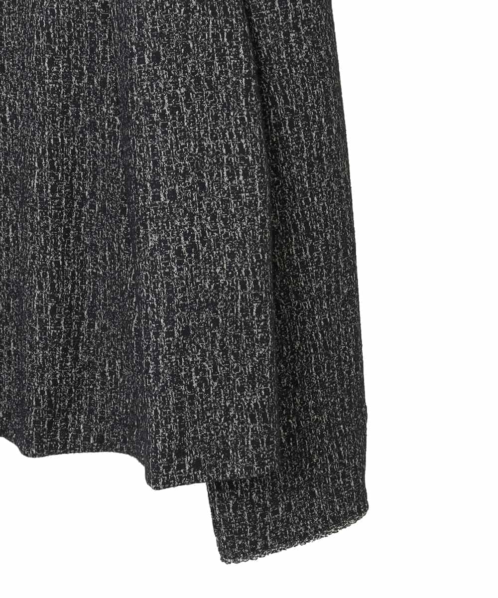 PYKCD09540 CHRISTIAN AUJARD(小さいサイズ)(メゾン ドゥ サンク) [セットアップ対応]ラメジャージー羽織 ブラック