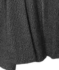 PYKCD09540 CHRISTIAN AUJARD(小さいサイズ)(メゾン ドゥ サンク) [セットアップ対応]ラメジャージー羽織 ブラック