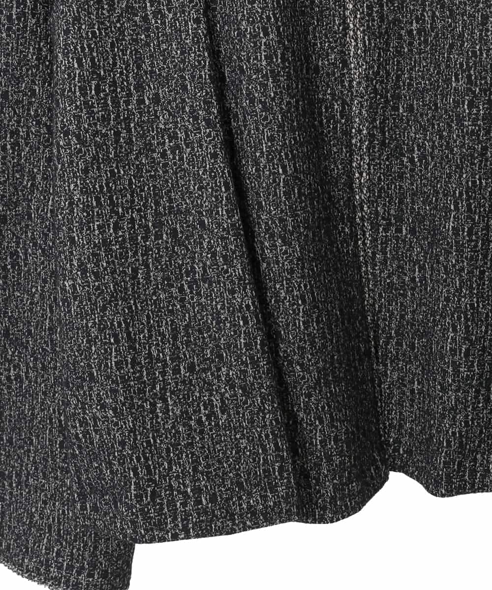 PYKCD09540 CHRISTIAN AUJARD(小さいサイズ)(メゾン ドゥ サンク) [セットアップ対応]ラメジャージー羽織 ブラック