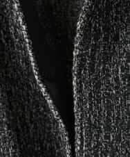 PYKCD09540 CHRISTIAN AUJARD(小さいサイズ)(メゾン ドゥ サンク) [セットアップ対応]ラメジャージー羽織 ブラック