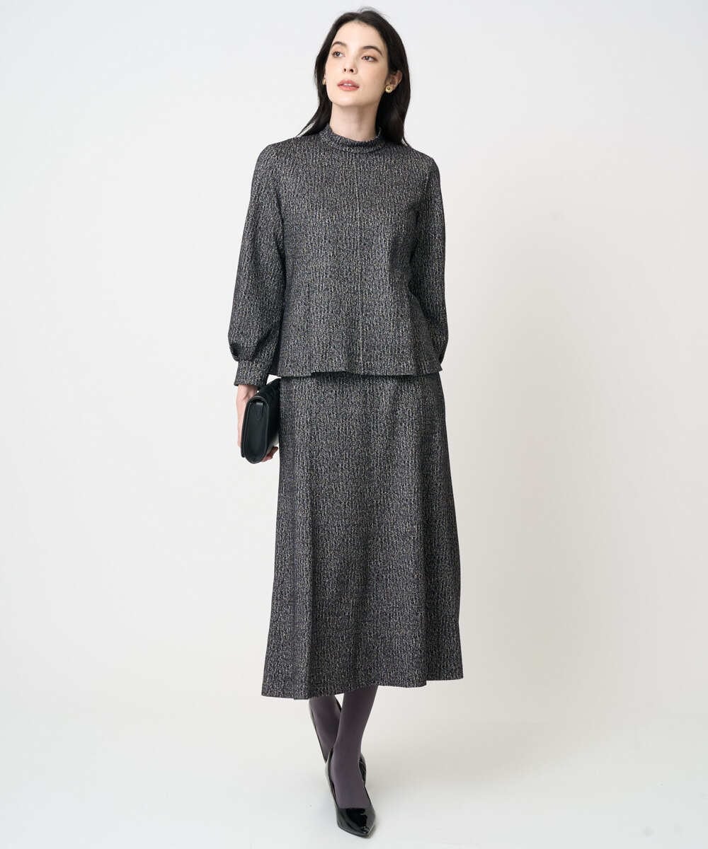 PYKCD10390 CHRISTIAN AUJARD(小さいサイズ)(メゾン ドゥ サンク) [セットアップ対応]ラメジャージープルオーバー ブラック