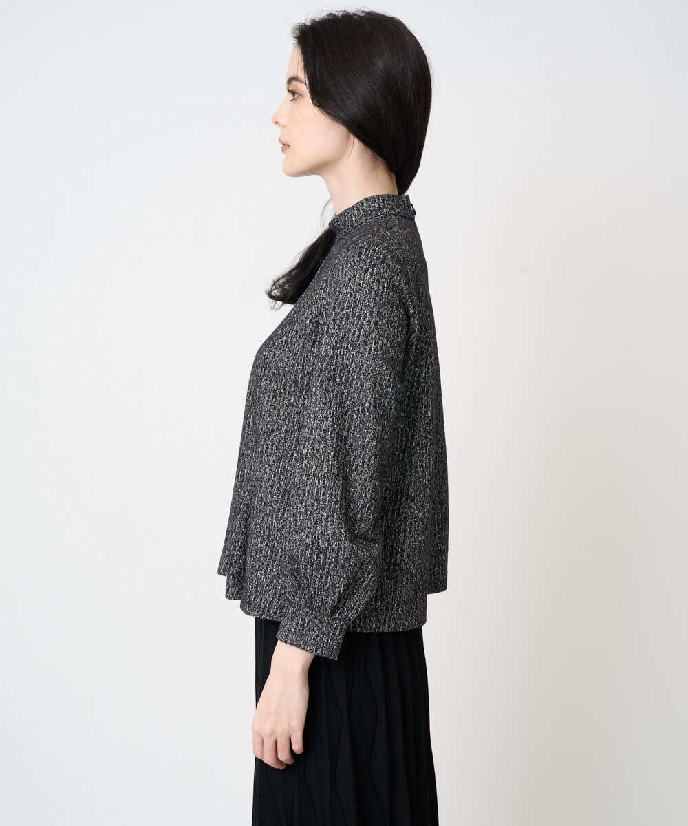 PYKCD10390 CHRISTIAN AUJARD(小さいサイズ)(メゾン ドゥ サンク) [セットアップ対応]ラメジャージープルオーバー ブラック