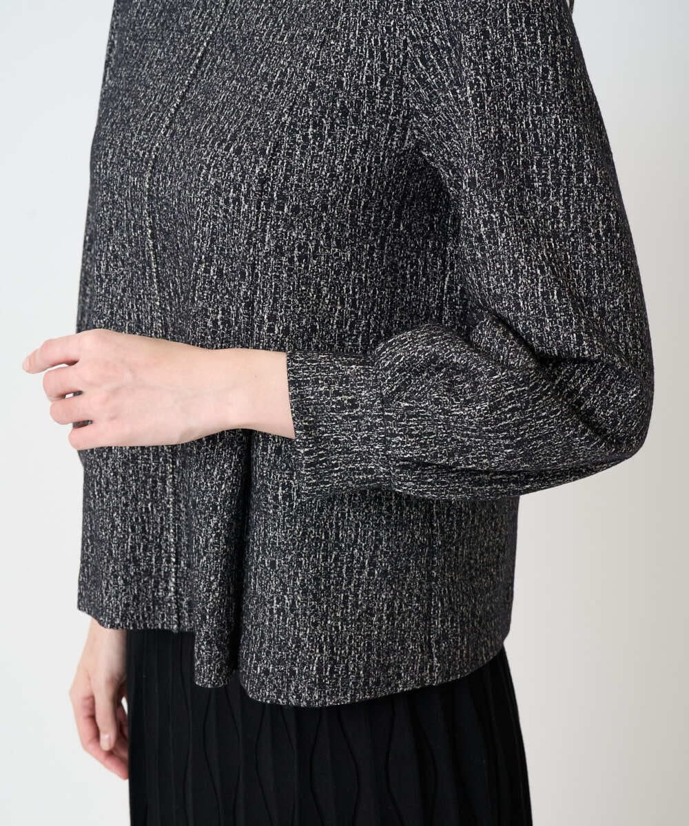 PYKCD10390 CHRISTIAN AUJARD(小さいサイズ)(メゾン ドゥ サンク) [セットアップ対応]ラメジャージープルオーバー ブラック