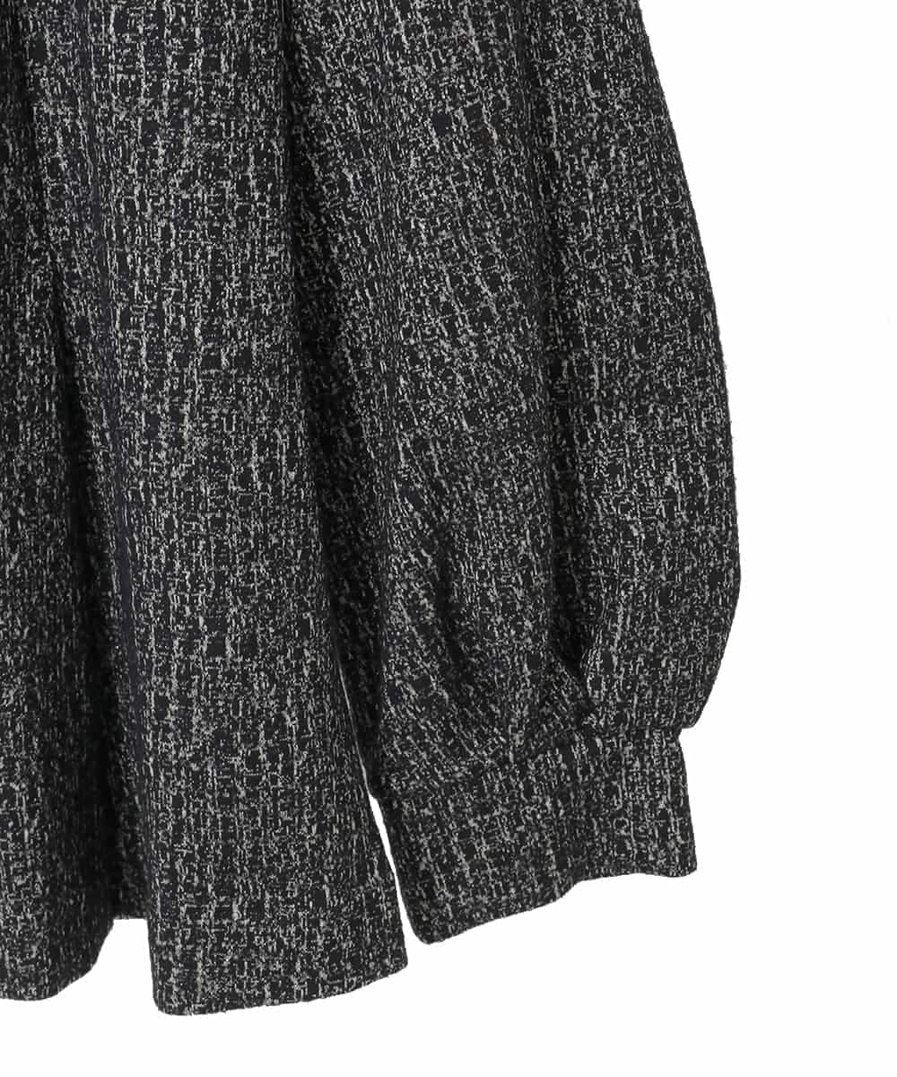 PYKCD10390 CHRISTIAN AUJARD(小さいサイズ)(メゾン ドゥ サンク) [セットアップ対応]ラメジャージープルオーバー ブラック