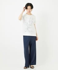 PYKGA47200 CHRISTIAN AUJARD(小さいサイズ)(メゾン ドゥ サンク) PARIS風景プリントTシャツ グリーン