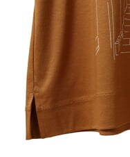 PYKGA47200 CHRISTIAN AUJARD(小さいサイズ)(メゾン ドゥ サンク) PARIS風景プリントTシャツ グリーン