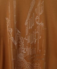 PYKGA47200 CHRISTIAN AUJARD(小さいサイズ)(メゾン ドゥ サンク) PARIS風景プリントTシャツ グリーン