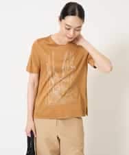 PYKGA47200 CHRISTIAN AUJARD(小さいサイズ)(メゾン ドゥ サンク) PARIS風景プリントTシャツ グリーン