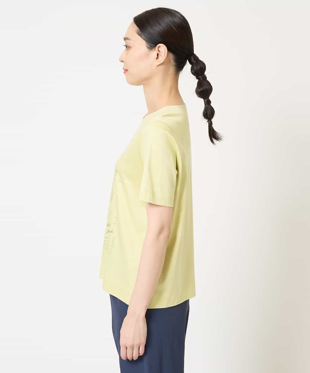 PYKGA47200 CHRISTIAN AUJARD(小さいサイズ)(メゾン ドゥ サンク) PARIS風景プリントTシャツ グリーン