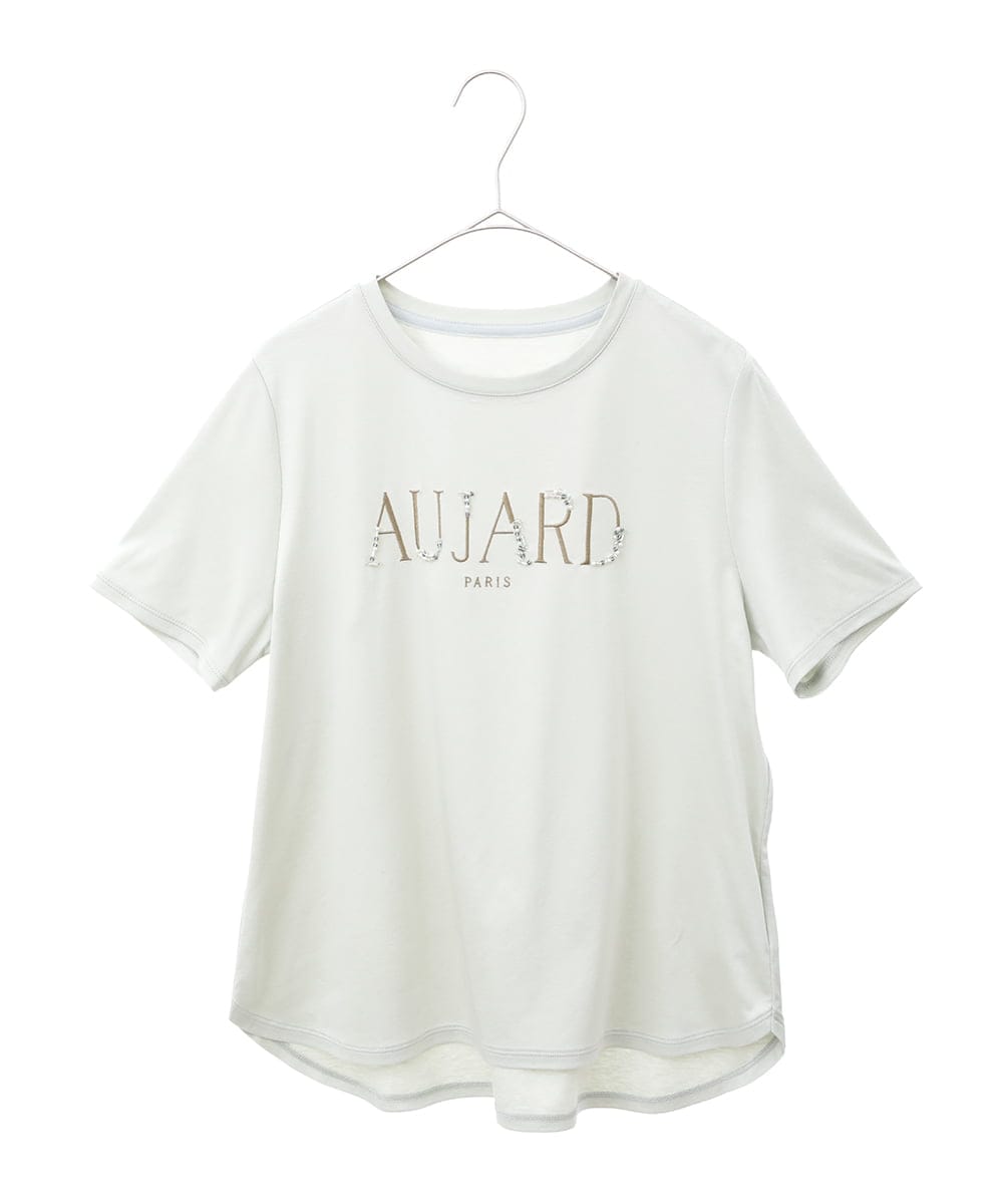 PYKGC61200 CHRISTIAN AUJARD(小さいサイズ)(メゾン ドゥ サンク) ロゴモチーフTシャツ ネイビー