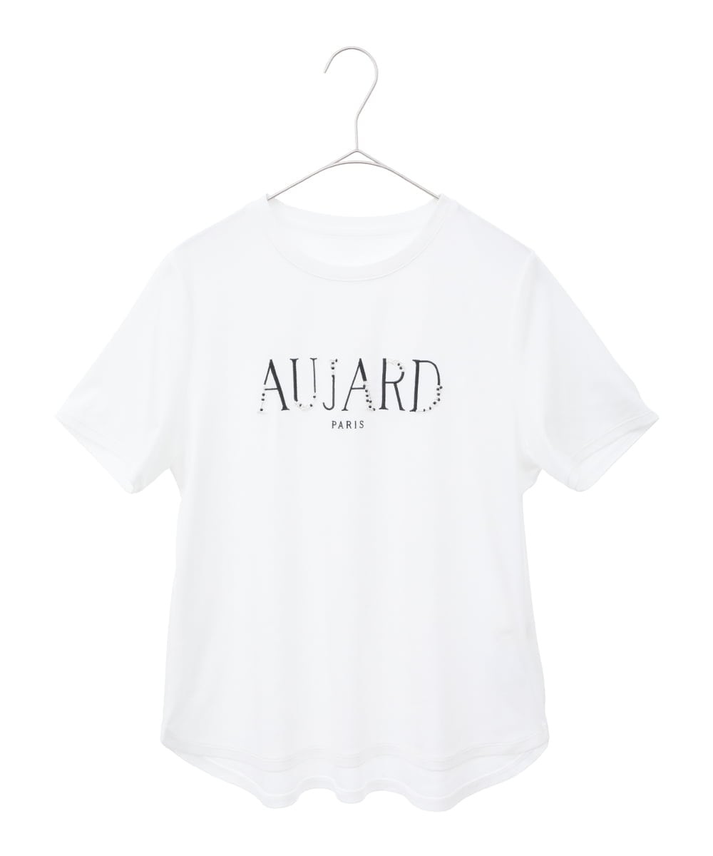 PYKGC61200 CHRISTIAN AUJARD(小さいサイズ)(メゾン ドゥ サンク) ロゴモチーフTシャツ ネイビー