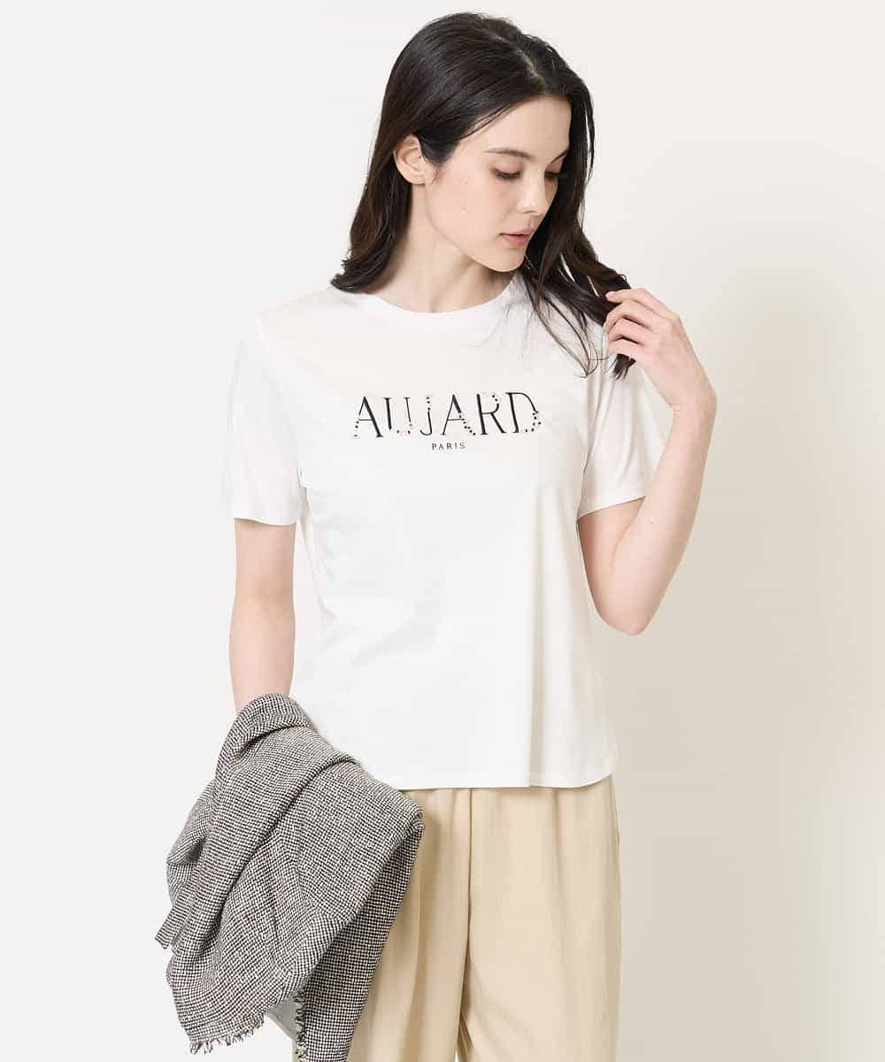 PYKGC61200 CHRISTIAN AUJARD(小さいサイズ)(メゾン ドゥ サンク) ロゴモチーフTシャツ ネイビー