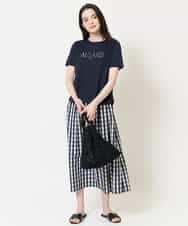 PYKGC61200 CHRISTIAN AUJARD(小さいサイズ)(メゾン ドゥ サンク) ロゴモチーフTシャツ ネイビー
