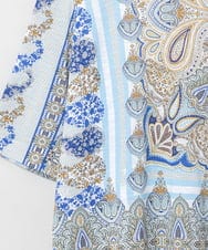 PYKGD26300 CHRISTIAN AUJARD(小さいサイズ)(メゾン ドゥ サンク) マリンブルーペーズリーカットソー ブルー系