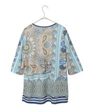 PYKGD26300 CHRISTIAN AUJARD(小さいサイズ)(メゾン ドゥ サンク) マリンブルーペーズリーカットソー ブルー系