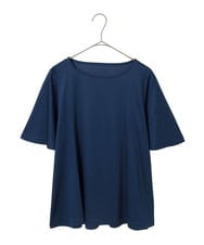 PYKGD28210 CHRISTIAN AUJARD(小さいサイズ)(メゾン ドゥ サンク) スムースフレアーカットソー ブルー