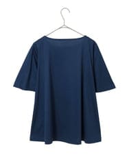 PYKGD28210 CHRISTIAN AUJARD(小さいサイズ)(メゾン ドゥ サンク) スムースフレアーカットソー ブルー