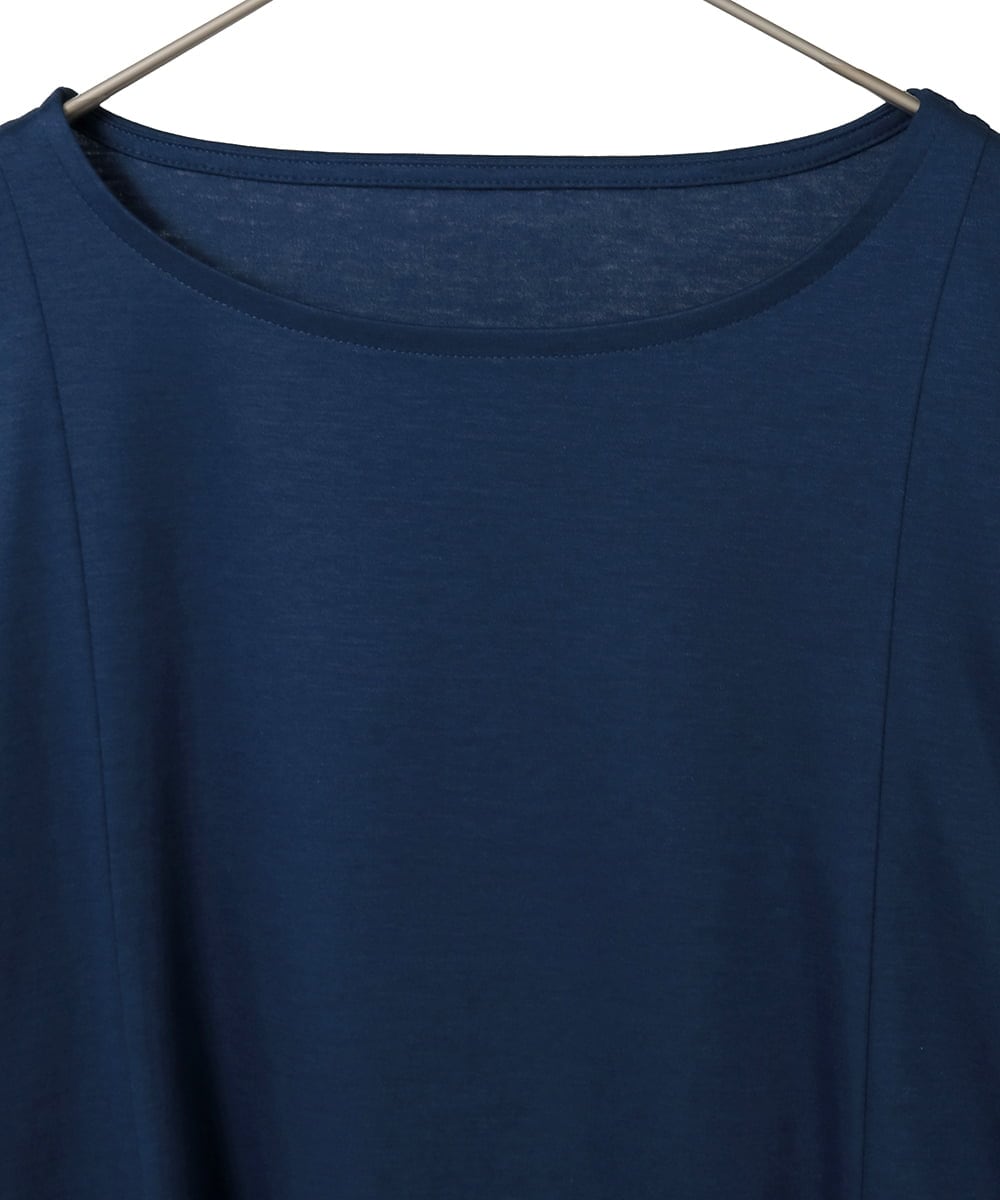 PYKGD28210 CHRISTIAN AUJARD(小さいサイズ)(メゾン ドゥ サンク) スムースフレアーカットソー ブルー