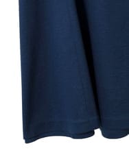 PYKGD28210 CHRISTIAN AUJARD(小さいサイズ)(メゾン ドゥ サンク) スムースフレアーカットソー ブルー