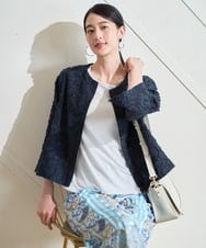 PYKGD29140 CHRISTIAN AUJARD(小さいサイズ)(メゾン ドゥ サンク) ラメフライスカットソー ライトグレー