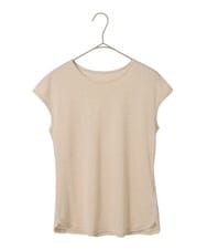 PYKGD29140 CHRISTIAN AUJARD(小さいサイズ)(メゾン ドゥ サンク) ラメフライスカットソー ライトグレー