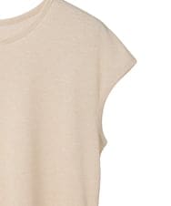 PYKGD29140 CHRISTIAN AUJARD(小さいサイズ)(メゾン ドゥ サンク) ラメフライスカットソー ライトグレー