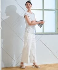 PYKGD29140 CHRISTIAN AUJARD(小さいサイズ)(メゾン ドゥ サンク) ラメフライスカットソー ライトグレー