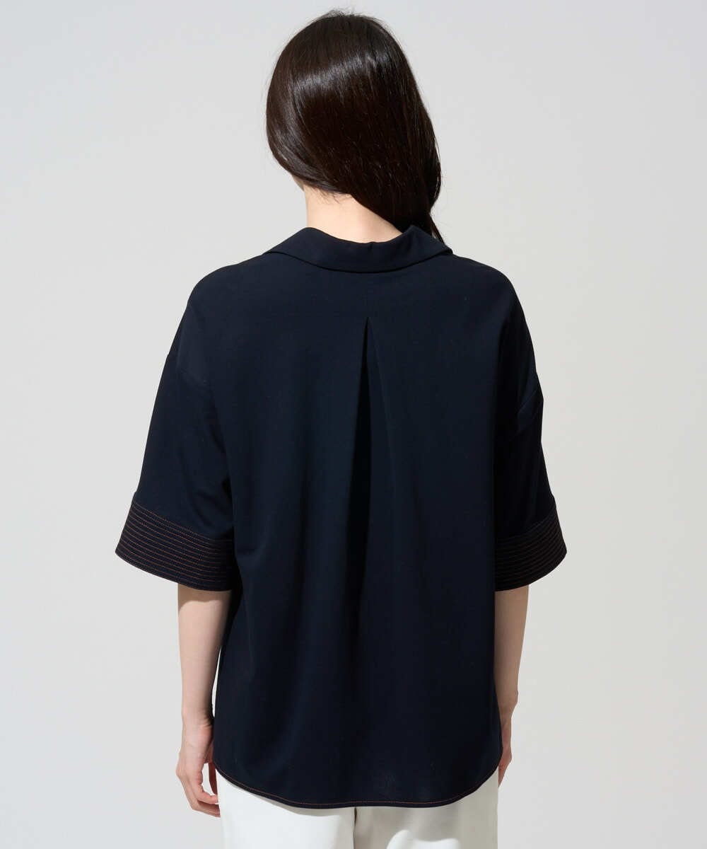 PYKGD42330 CHRISTIAN AUJARD(小さいサイズ)(メゾン ドゥ サンク) [セットアップ対応]ドライタッチジャージートップス ネイビー