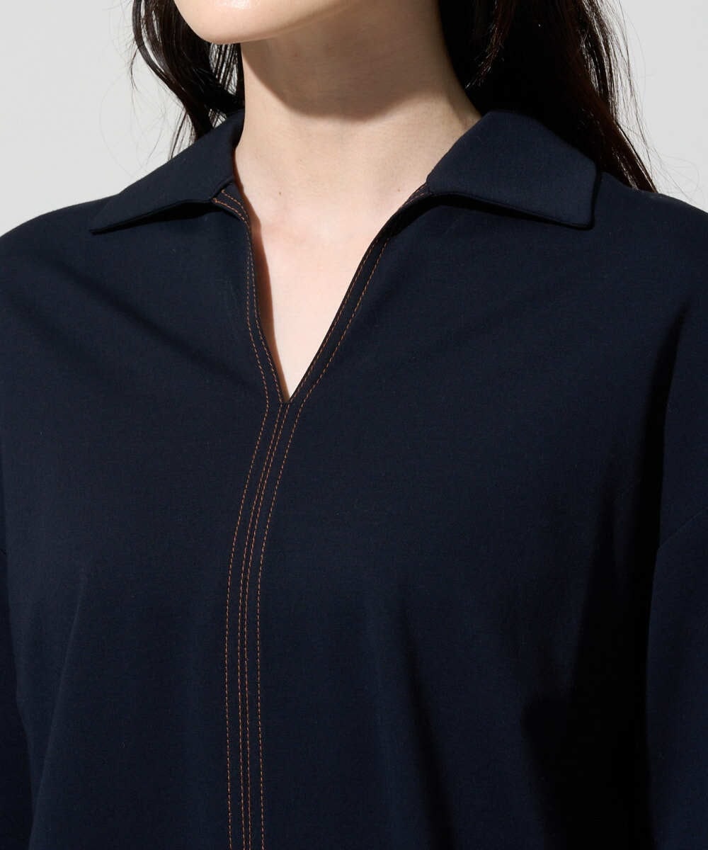 PYKGD42330 CHRISTIAN AUJARD(小さいサイズ)(メゾン ドゥ サンク) [セットアップ対応]ドライタッチジャージートップス ネイビー